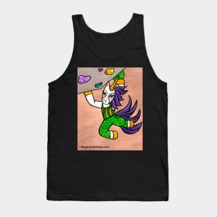 Indoor Rock Climbing Bouldering Unicorn by Mellie Test Tank Top